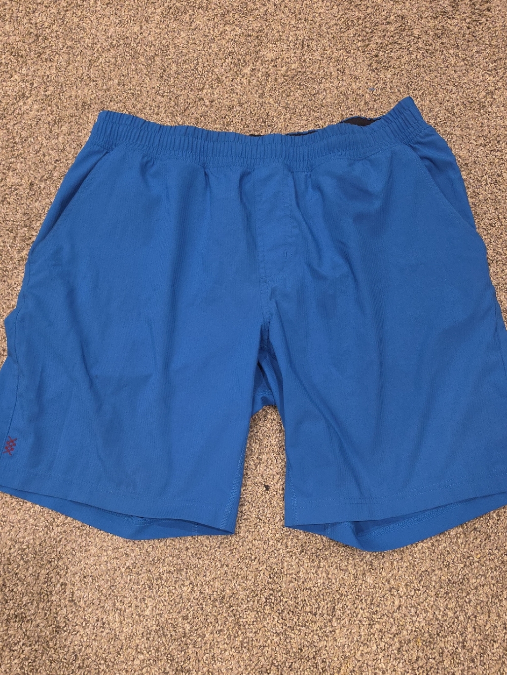 RHONE Blue Athletic Shorts